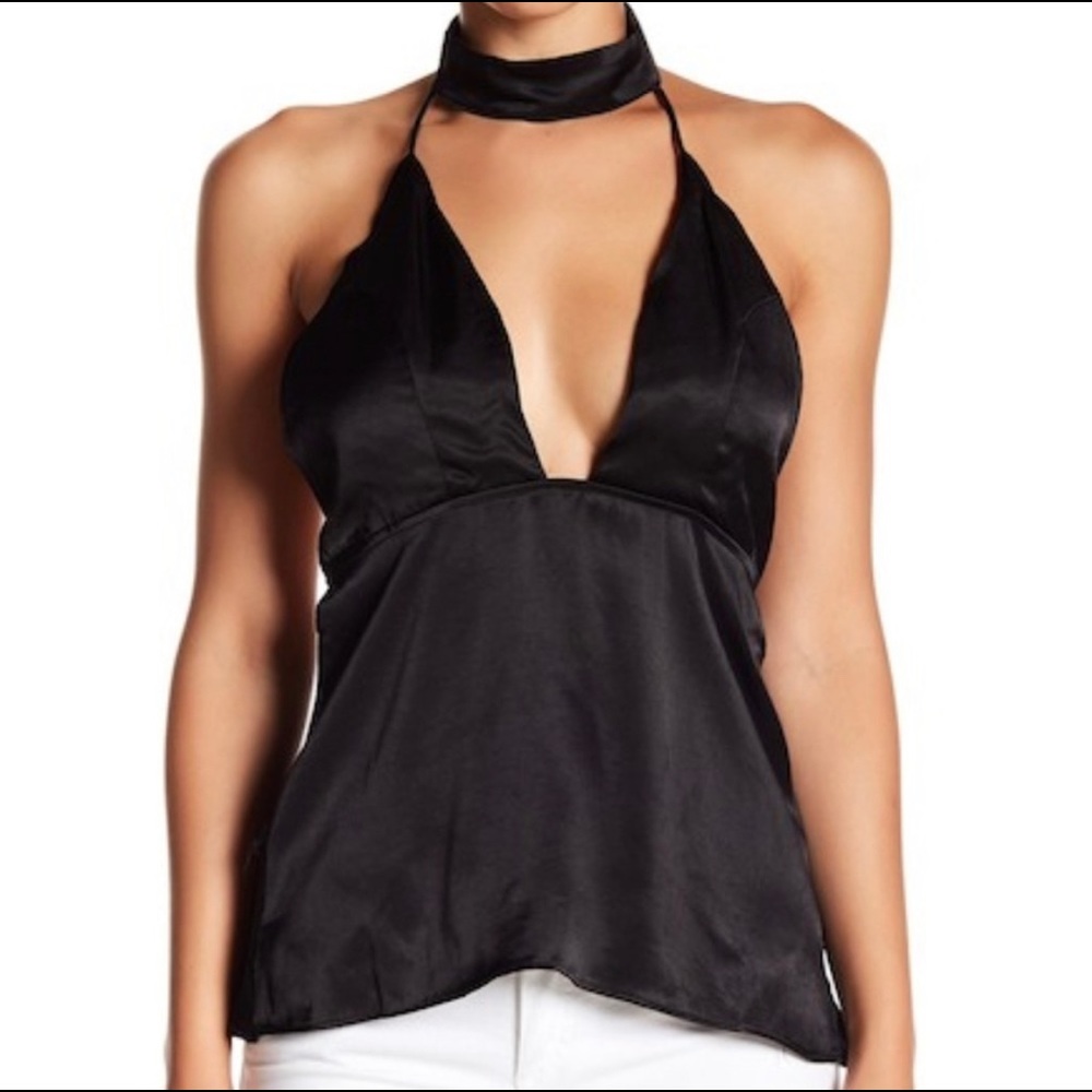 Do + Be Choker Satin Cami